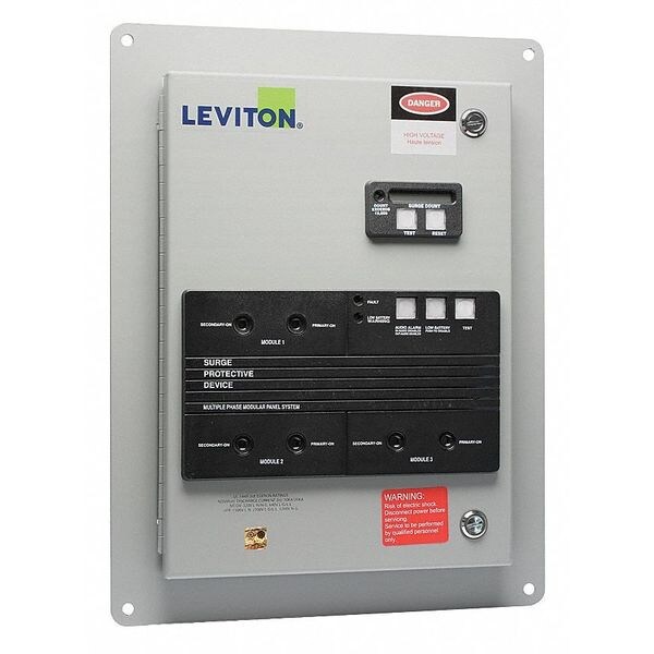 Leviton Surge Protection Device, 1 Phase, 120/240V 52120CM2 Zoro