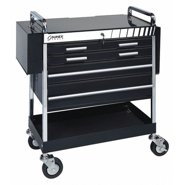 Sunex Tools 16 Ga Steel Service Cart 500 Lb Capacity 40 L X 27