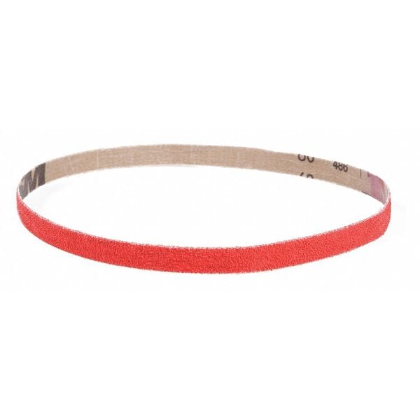 Vsm Abrasive Belt, 120 Grt, Ceramic, 1x42", PK10, Coated, 1" W, 42" L