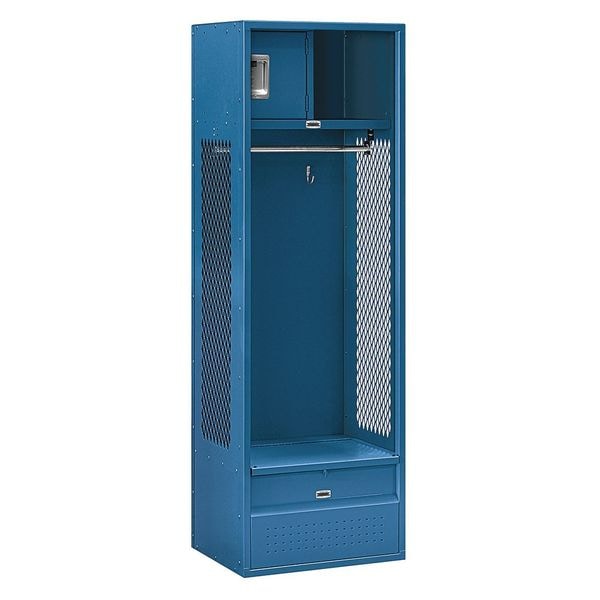 Salsbury Industries Open Access Locker, 24Wx72Hx18"D, Blue 70018BL-U - main