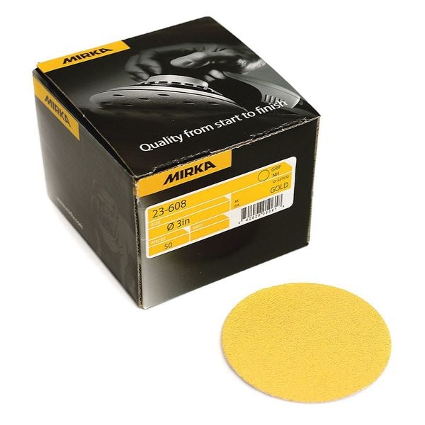 Mirka Grip Disc, 3", P80, PK50 23608080 Zoro