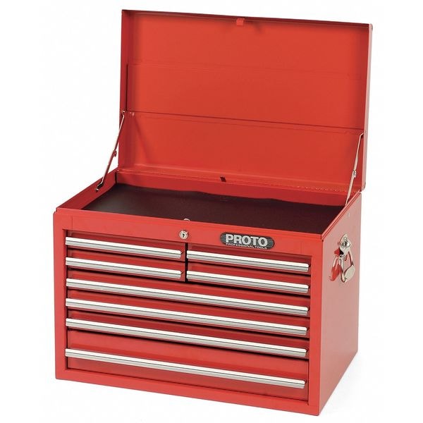 Proto 44 Top chest, 8 Drawer, Black, Steel, 27