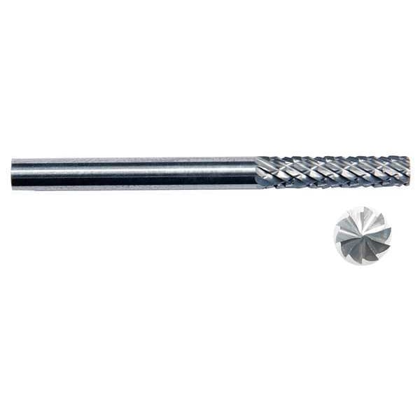 Zoro Select Carbide Bur, End Cut, 1/4 19D809 | Zoro
