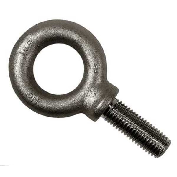 Ken Machinery Eye Bolt With Shoulder, 5/16"18, 11/8 in Shank