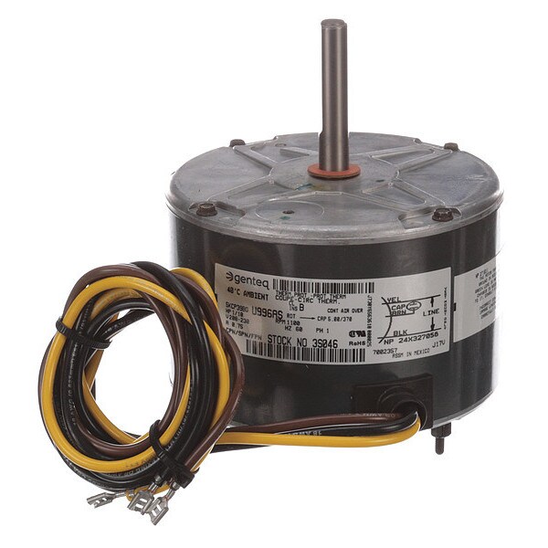 moppsan46 　demiu Genteq Motor, 1/10 HP, OEM Replacement Brand: Carrier/BDP