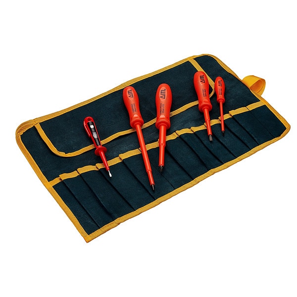 Itl 1000V Insulated Screwdriver Set, 4Piece 02150 Zoro