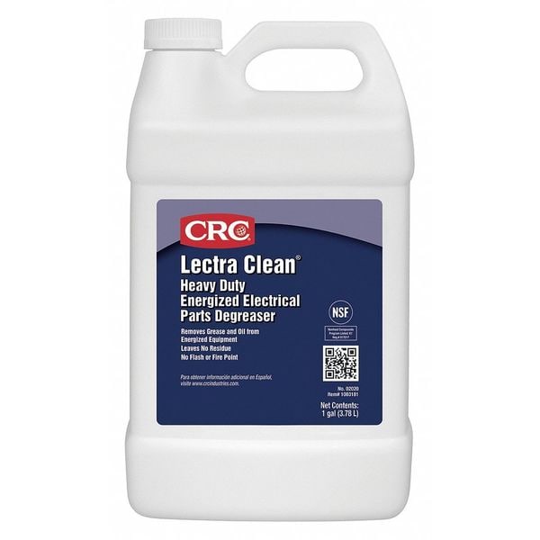 Crc Heavy Duty Energized Electrical Parts Degreaser, 1 gal Jug, Ready