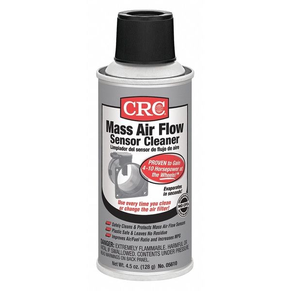 Crc Mass Air Flow Sensor Cleaner, 4.5 oz. Aerosol Can, Alcohol 05610 Zoro