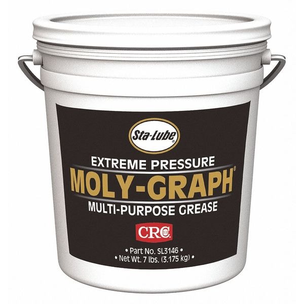 StaLube 7 lb. MolyGraph MultiPurpose Grease Dark Gray SL3146 Zoro