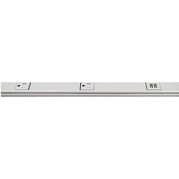 Legrand Prewired Raceway, 12 Outlets, 15 Amps V20GB606TRUSB Zoro