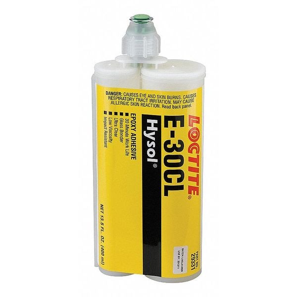 Loctite 237118 101.99 Epoxy Adhesive, DualCartridge, 13.53 oz., Clear