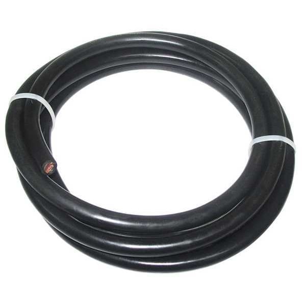 Westward Welding Cable, 1/0, 10 ft., Black, Rubber 19YE06