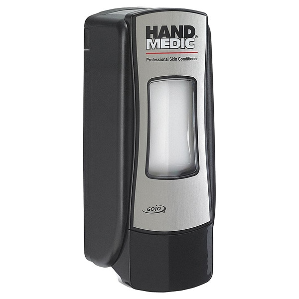 Gojo Soap/Lotion Dispenser, 700mL, Black, Push Style 8782-06