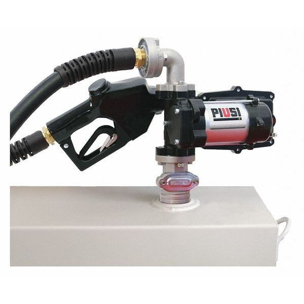 Piusi Usa Fuel Pump Drum, EX75 12V UL, Nozzle Holder F0037851A Zoro