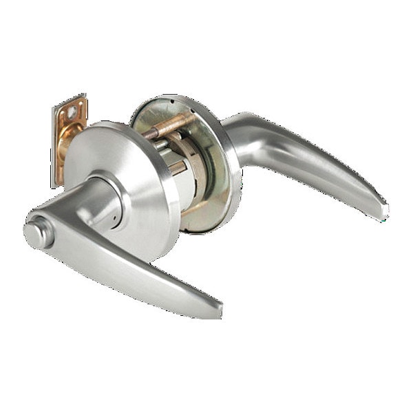 Best Cylindrical 9K Lock, Passage, Lever, Rose, S3, Satin Chrome AM 9K30N16CS3626AM