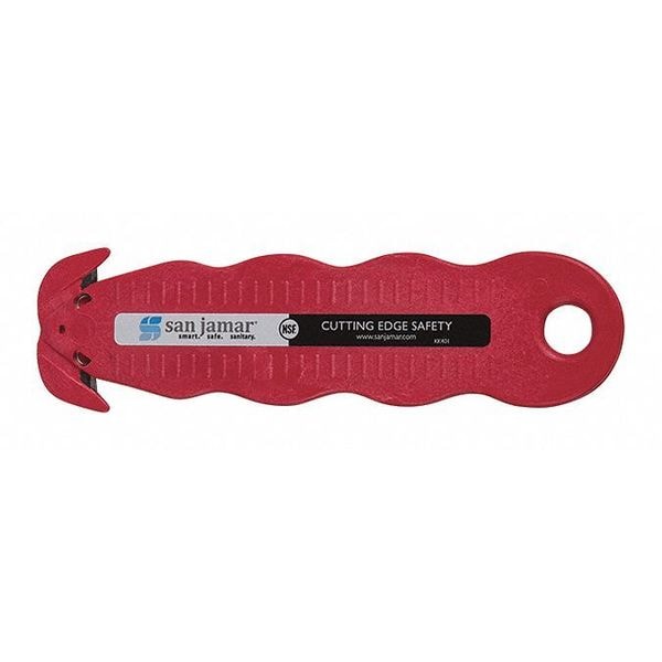 Klever Box Cutter, Recessed Blade, Red, Safety Recessed, Plastic KK401