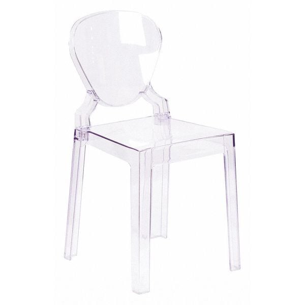 Flash Furniture Ghost Chair, 191/2"L321/4"H, ContemporarySeries OW