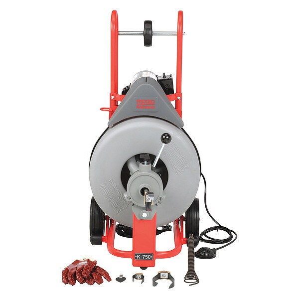 Ridgid Drain Cleaning Machine, 3/4x100 K750 Zoro