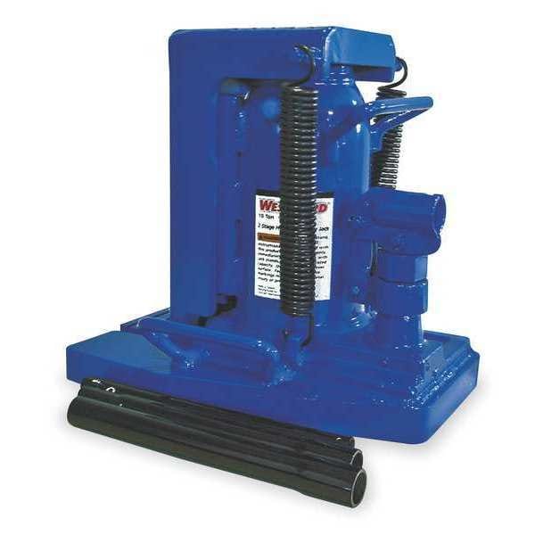 Westward Hydraulic Toe Jack, 10 Tons 1AVP7 Zoro