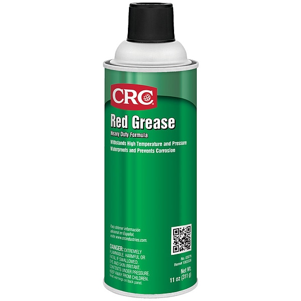 Crc Multipurpose Grease, Red Grease, NLGI Grade 2, 16 oz Aerosol Can, Red 03079 - main