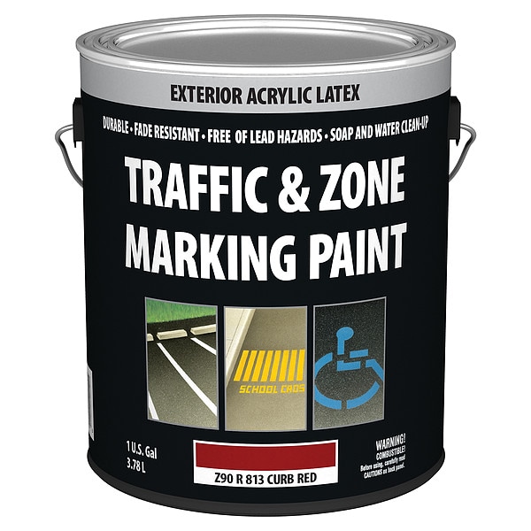 SherwinWilliams Exterior Paint, N/A, Marking Red, 1 gal Z90R0081316 Zoro