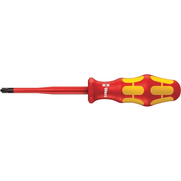 Wera 162 iS PH/S VDE Insulated screwdriver with reduced blade diameter for PlusMinus screws, # 1 x 80 mm 5006455001 - main