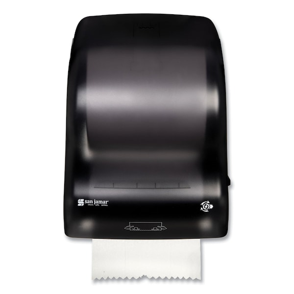 San Jamar Simplicity Mechanical Roll Towel Dispenser, 15.25 x 13 x 10.25, Black T7400TBK - main