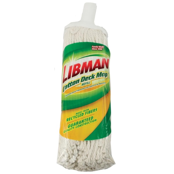 Libman 12.8 in. Deck Cotton Mop Refill 90 - main