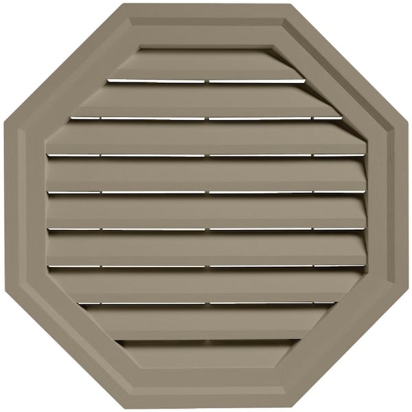 Ply Gem 18 Octagon Clay Gable Attic Vent OCTGV18 PC - main