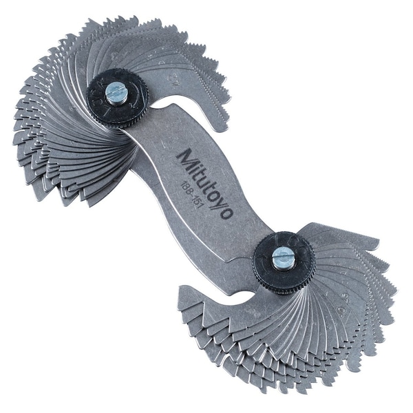 Mitutoyo Calibrated Screw Pitch Gauge 188-151CAL - main