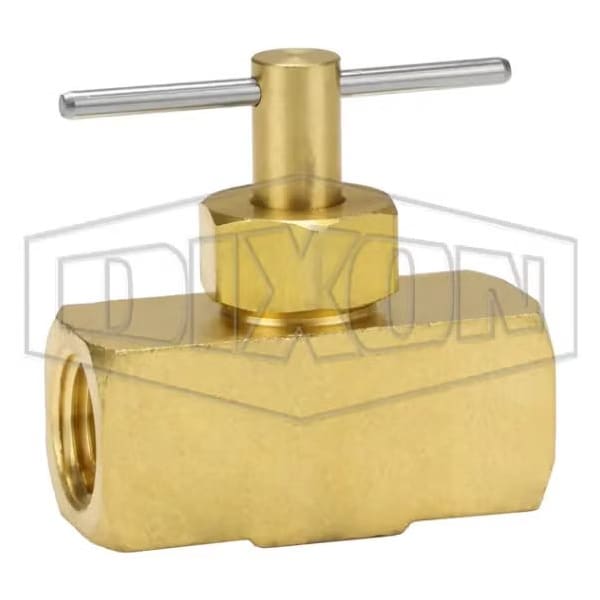 Dixon Needle Valve, 1/4 in, FNPT, Brass Body NV4F - main