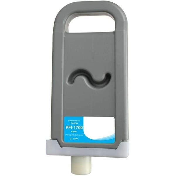 Clover Imaging Group WF Non-OEM New Cyan Wide Format Ink Cartridge WCPFI1700C - main