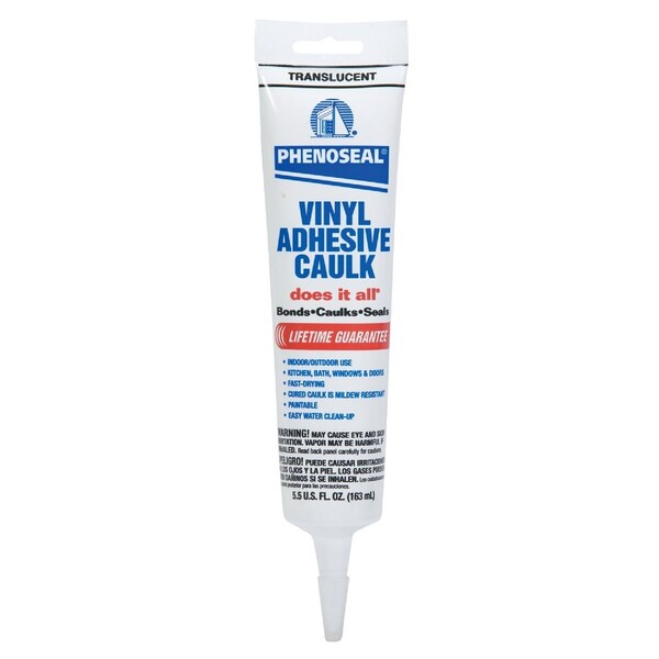 Dap Phenoseal 6 Oz. Translucent Vinyl Adhesive Caulk 7079807027 - main