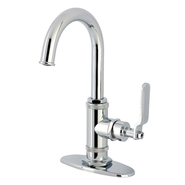 Kingston Brass Single-Handle Bar Faucet, Polished Chrome KSD8501KL - main