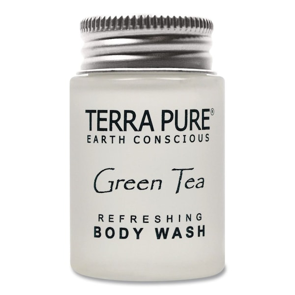 Diversified Hospitality Solutions Terra Pure Body Wash Jam Jar, Green Tea Lemongrass, 1 oz Jar, 300PK TP04W100 - main