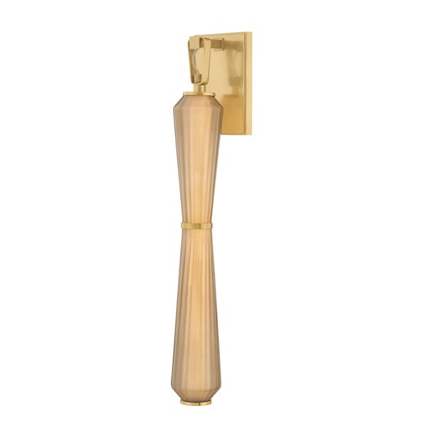 Corbett Lighting Zircon 1 Light Bath and Vanity in Vintage Brass Finish 548-23-VB - main