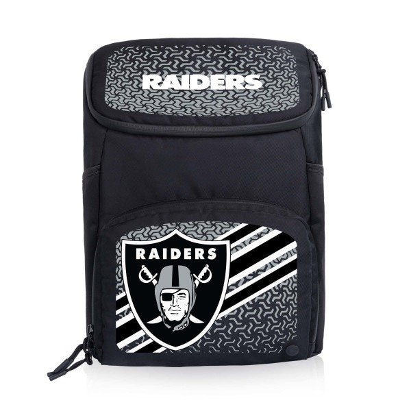 Picnic Time Family Of Brands NFL Las Vegas Raiders - PTX 2.0 Tarana Recycled Backpack Cooler 633-02-179-234-2 - main