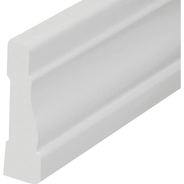 Westlake Royal Building Products 11/16'' W.x2-1/4'' H.x8 ' L. Wht PVC Casing 5099564 - main