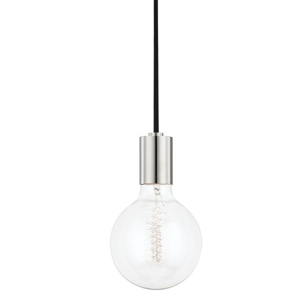 Mitzi Ava 1 Light Pendant 5 In. Polished Nickel H109701-PN - main