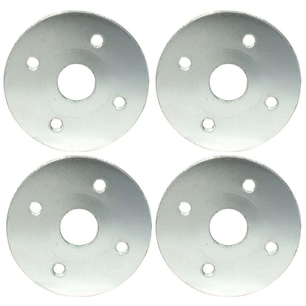 Powerhouse Aluminum Scuff Plate with 0.37 in. Hole, 4PK PO3617348 - main