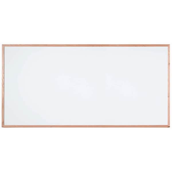 Aarco Multi-Purpose Institutional Series Oak Frame 48"x96" WOS4896 - main