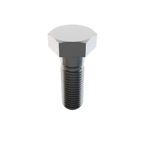 Zoro Select 316, 1"-8 Hex Head Cap Screw, Plain Stainless Steel, 3 in L 2-193-100C-300 - main