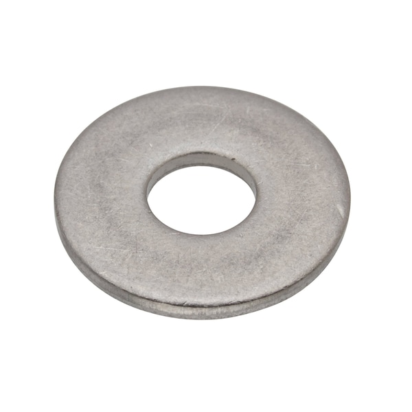 Zoro Select Flat Washer, For Screw Size #6 , Stainless Steel Plain Finish, 25 PK WASB#6R316 - main