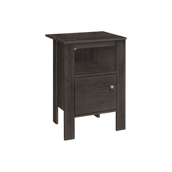 Homeroots 24" Brown Wood Nightstand 489711 - main