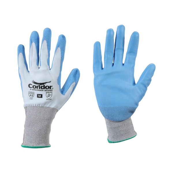 Condor Coated Cut-Resistant Gloves, Cut Level A2 , PU , Smooth , 2XL 1 PR GGS_114442 - main