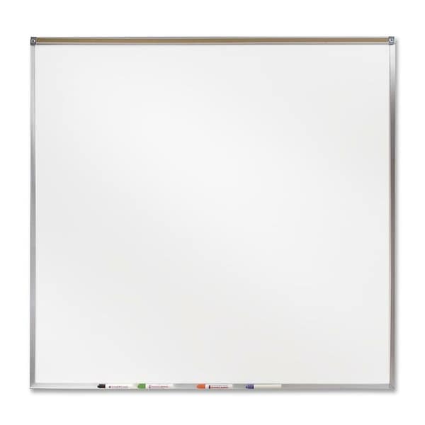 Ghent Projection Board, Porcelain, 48 1/2 in, 48 1/2 in, Aluminum Frame, White, Matte PRM1-44-4 - main