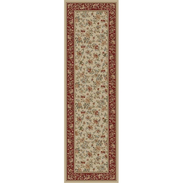 Homeric 9 ft. 3 in. x 12 ft. 6 in. Ankara Floral Garden Ivory HO216889 - main