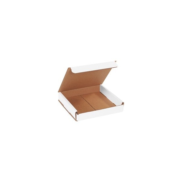 Bubblefast 50-6 x 6 x 1'' White Corrugated Mailers, 50PK BFM661 - main