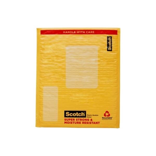 Scotch Poly BubbleMailer 8974, 9.5", PK100 8974 - main