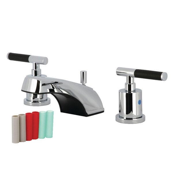 Kingston Brass Widespread Bathroom Faucet with Pop-Up Drain, Polished Chrome KB8921CKL - main